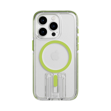 Tech21 EvoCrystal Kick w/MagSafe for iPhone 15 Pro Lime