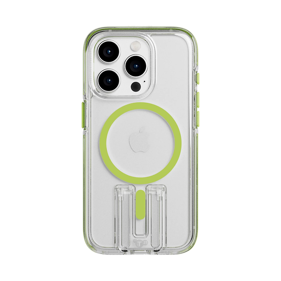 Tech21 EvoCrystal Kick w/MagSafe for iPhone 15 Pro Lime