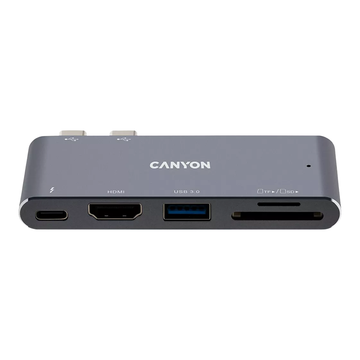 Canyon Hub DS-5 5in1 Thunderbolt 3 4k Space Grey