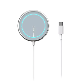 Canyon Wireless Charger WS-100 15W Magnetic Silver