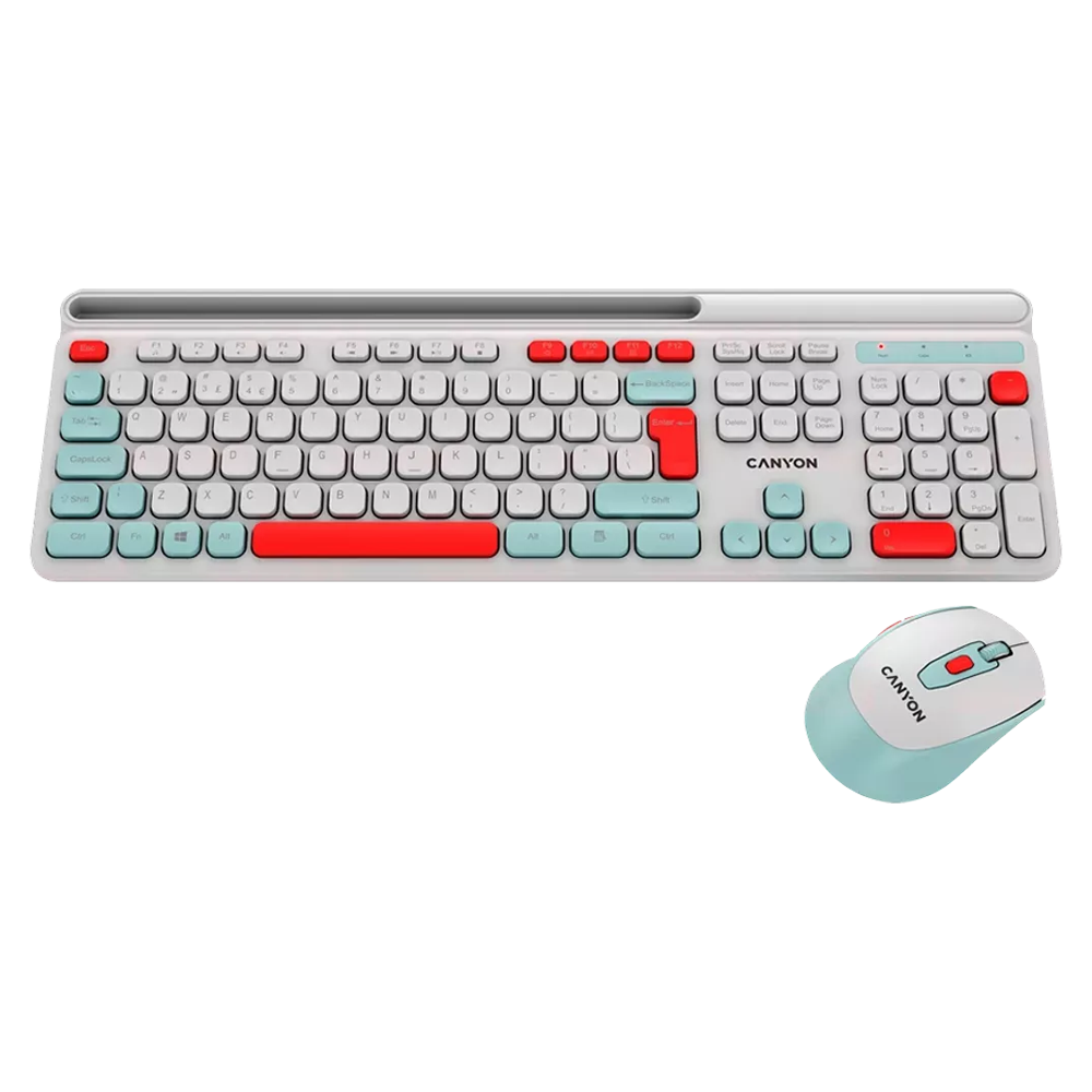 Canyon Wireless Keyboard+Mouse HSET-W5 - 0