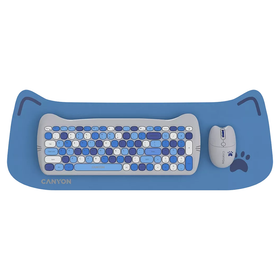 Buy blue Canyon Wireless Keyboard+Mouse Kitty Edition HSET-W6
